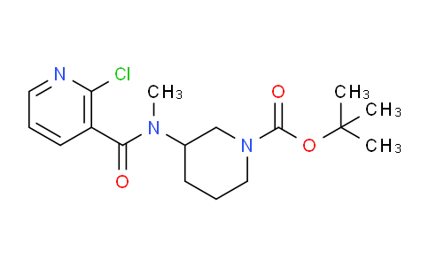 CAS No. 1353958-32-3, tert-Butyl 3-(2-chloro-N-methylnicotinamido)piperidine-1-carboxylate