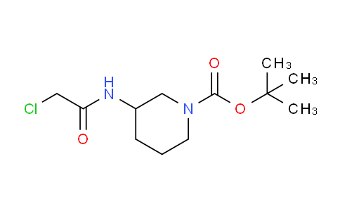 CAS No. 1332528-95-6, tert-Butyl 3-(2-chloroacetamido)piperidine-1-carboxylate