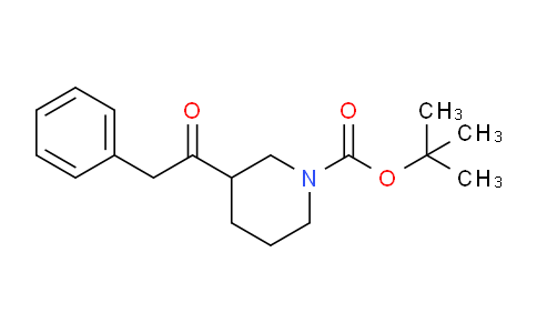 CAS No. 956576-90-2, tert-Butyl 3-(2-phenylacetyl)piperidine-1-carboxylate
