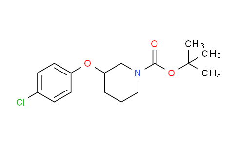 CAS No. 902836-90-2, tert-Butyl 3-(4-chlorophenoxy)piperidine-1-carboxylate