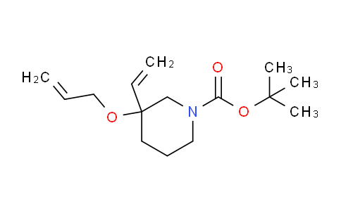 CAS No. 1065075-83-3, tert-Butyl 3-(allyloxy)-3-vinylpiperidine-1-carboxylate