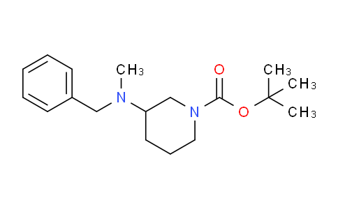 CAS No. 1027345-51-2, tert-Butyl 3-(benzyl(methyl)amino)piperidine-1-carboxylate