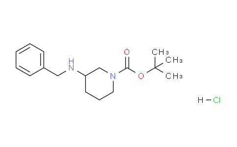 CAS No. 1203127-48-3, tert-Butyl 3-(benzylamino)piperidine-1-carboxylate hydrochloride