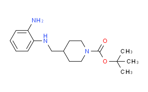 CAS No. 600725-25-5, tert-Butyl 4-(((2-aminophenyl)amino)methyl)piperidine-1-carboxylate