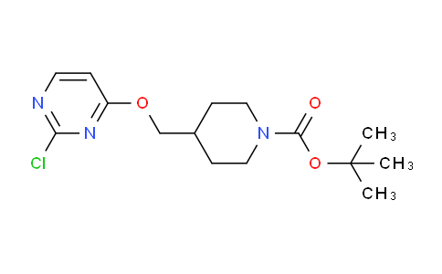 CAS No. 1121609-12-8, tert-Butyl 4-(((2-chloropyrimidin-4-yl)oxy)methyl)piperidine-1-carboxylate