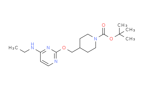 CAS No. 1417794-31-0, tert-Butyl 4-(((4-(ethylamino)pyrimidin-2-yl)oxy)methyl)piperidine-1-carboxylate
