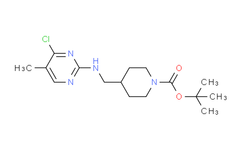 CAS No. 1261232-47-6, tert-Butyl 4-(((4-chloro-5-methylpyrimidin-2-yl)amino)methyl)piperidine-1-carboxylate