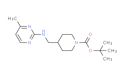 CAS No. 1261230-81-2, tert-Butyl 4-(((4-methylpyrimidin-2-yl)amino)methyl)piperidine-1-carboxylate