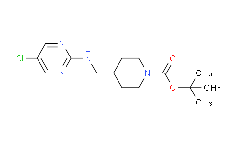 CAS No. 1261232-96-5, tert-Butyl 4-(((5-chloropyrimidin-2-yl)amino)methyl)piperidine-1-carboxylate
