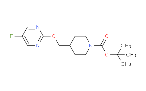 CAS No. 1261231-00-8, tert-Butyl 4-(((5-fluoropyrimidin-2-yl)oxy)methyl)piperidine-1-carboxylate