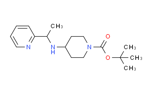 CAS No. 1289386-20-4, tert-Butyl 4-((1-(pyridin-2-yl)ethyl)amino)piperidine-1-carboxylate