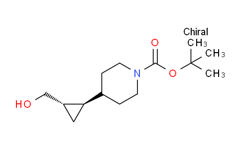 CAS No. 1192063-94-7, tert-Butyl 4-((1R,2S)-2-(hydroxymethyl)cyclopropyl)piperidine-1-carboxylate