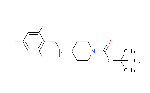 CAS No. 1349717-00-5, tert-Butyl 4-((2,4,6-trifluorobenzyl)amino)piperidine-1-carboxylate