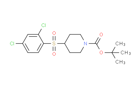 CAS No. 1417793-94-2, tert-Butyl 4-((2,4-dichlorophenyl)sulfonyl)piperidine-1-carboxylate