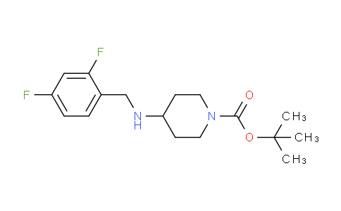 CAS No. 1349716-42-2, tert-Butyl 4-((2,4-difluorobenzyl)amino)piperidine-1-carboxylate