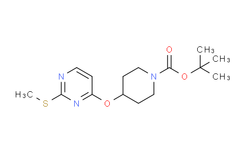 CAS No. 1261230-22-1, tert-Butyl 4-((2-(methylthio)pyrimidin-4-yl)oxy)piperidine-1-carboxylate