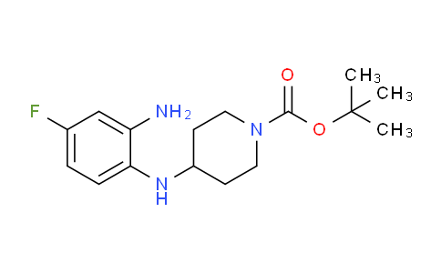 CAS No. 1004304-10-2, tert-Butyl 4-((2-amino-4-fluorophenyl)amino)piperidine-1-carboxylate