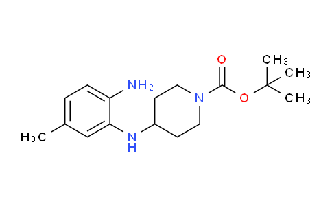 CAS No. 950772-98-2, tert-Butyl 4-((2-amino-5-methylphenyl)amino)piperidine-1-carboxylate