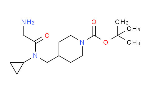 MC642864 | 1353982-72-5 | tert-Butyl 4-((2-amino-N-cyclopropylacetamido)methyl)piperidine-1-carboxylate