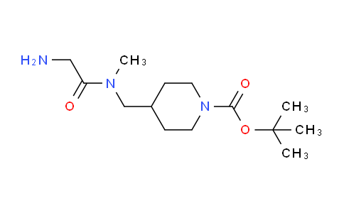 MC642867 | 1353960-42-5 | tert-Butyl 4-((2-amino-N-methylacetamido)methyl)piperidine-1-carboxylate
