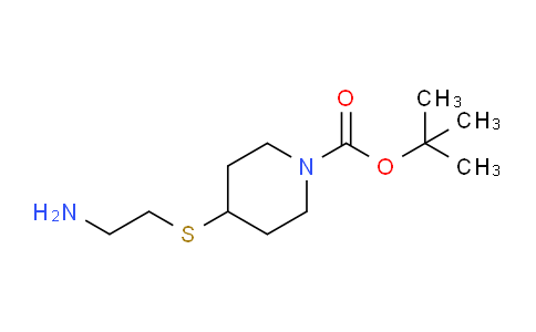CAS No. 442126-56-9, tert-Butyl 4-((2-aminoethyl)thio)piperidine-1-carboxylate