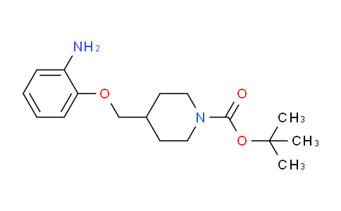 CAS No. 614730-59-5, tert-Butyl 4-((2-aminophenoxy)methyl)piperidine-1-carboxylate