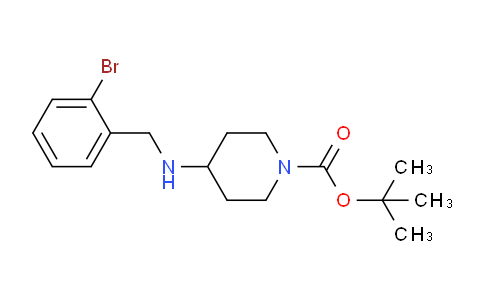 CAS No. 887583-83-7, tert-Butyl 4-((2-bromobenzyl)amino)piperidine-1-carboxylate