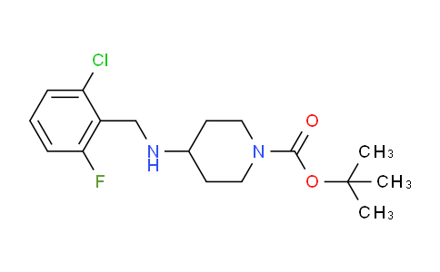 CAS No. 1349717-09-4, tert-Butyl 4-((2-chloro-6-fluorobenzyl)amino)piperidine-1-carboxylate