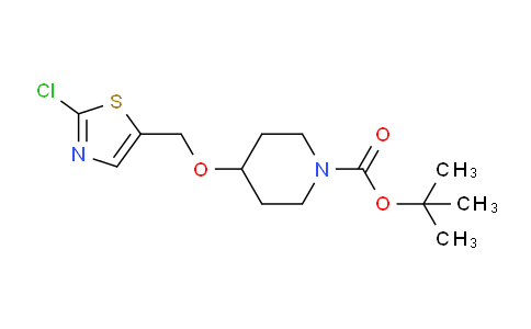 CAS No. 939986-56-8, tert-Butyl 4-((2-chlorothiazol-5-yl)methoxy)piperidine-1-carboxylate