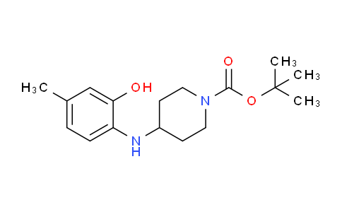 CAS No. 1824092-35-4, tert-Butyl 4-((2-hydroxy-4-methylphenyl)amino)piperidine-1-carboxylate