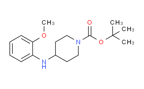 CAS No. 501673-75-2, tert-Butyl 4-((2-methoxyphenyl)amino)piperidine-1-carboxylate