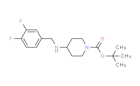 CAS No. 1349716-46-6, tert-Butyl 4-((3,4-difluorobenzyl)amino)piperidine-1-carboxylate