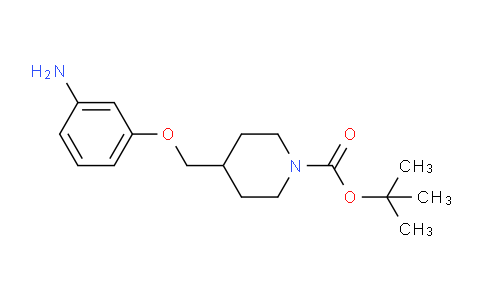 CAS No. 1290047-50-5, tert-Butyl 4-((3-aminophenoxy)methyl)piperidine-1-carboxylate