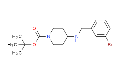 CAS No. 359877-98-8, tert-Butyl 4-((3-bromobenzyl)amino)piperidine-1-carboxylate