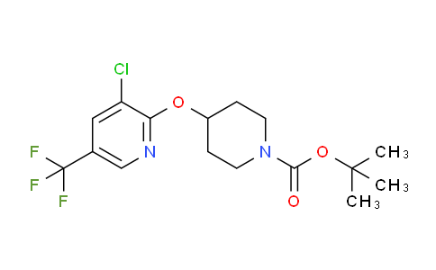 CAS No. 1417794-57-0, tert-Butyl 4-((3-chloro-5-(trifluoromethyl)pyridin-2-yl)oxy)piperidine-1-carboxylate