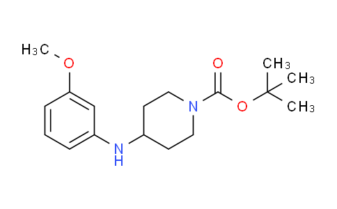 CAS No. 501673-68-3, tert-Butyl 4-((3-methoxyphenyl)amino)piperidine-1-carboxylate