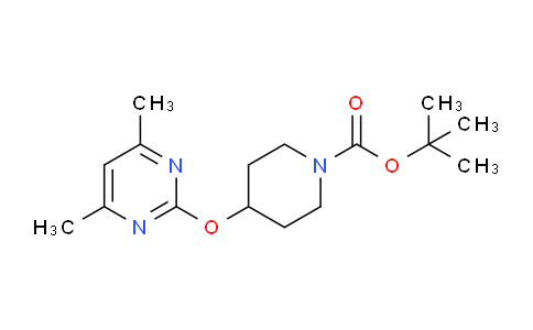 CAS No. 1261235-86-2, tert-Butyl 4-((4,6-dimethylpyrimidin-2-yl)oxy)piperidine-1-carboxylate