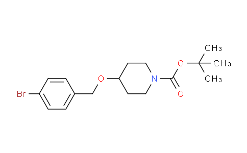CAS No. 930111-10-7, tert-Butyl 4-((4-bromobenzyl)oxy)piperidine-1-carboxylate