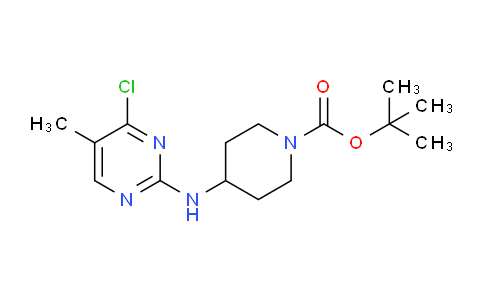 CAS No. 1261232-11-4, tert-Butyl 4-((4-chloro-5-methylpyrimidin-2-yl)amino)piperidine-1-carboxylate