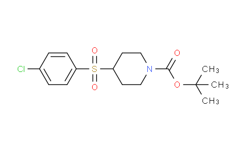 CAS No. 333954-88-4, tert-Butyl 4-((4-chlorophenyl)sulfonyl)piperidine-1-carboxylate