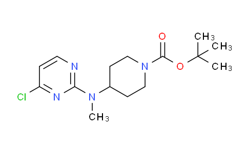 CAS No. 1261233-28-6, tert-Butyl 4-((4-chloropyrimidin-2-yl)(methyl)amino)piperidine-1-carboxylate
