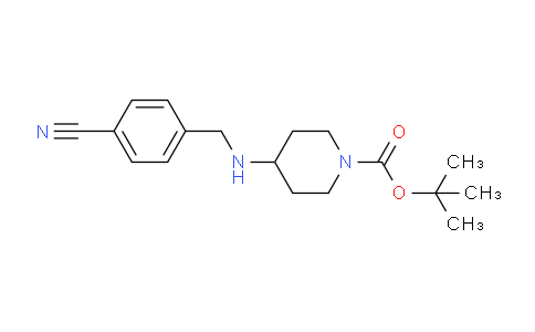 CAS No. 888944-30-7, tert-Butyl 4-((4-cyanobenzyl)amino)piperidine-1-carboxylate