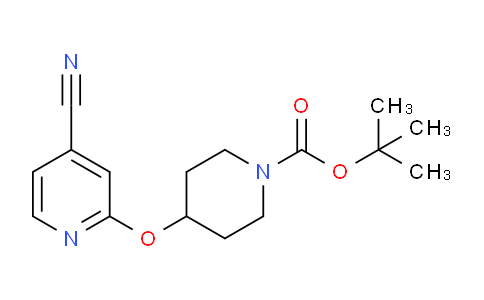 CAS No. 1065484-24-3, tert-Butyl 4-((4-cyanopyridin-2-yl)oxy)piperidine-1-carboxylate