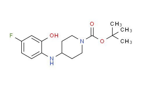CAS No. 1824023-25-7, tert-Butyl 4-((4-fluoro-2-hydroxyphenyl)amino)piperidine-1-carboxylate
