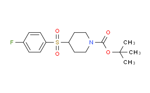 CAS No. 226398-50-1, tert-Butyl 4-((4-fluorophenyl)sulfonyl)piperidine-1-carboxylate