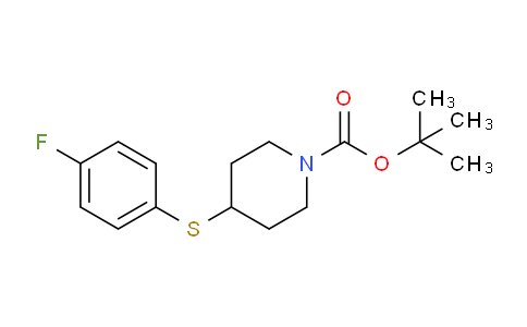 CAS No. 226398-48-7, tert-Butyl 4-((4-fluorophenyl)thio)piperidine-1-carboxylate