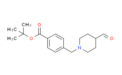 CAS No. 1401966-71-9, tert-Butyl 4-((4-formylpiperidin-1-yl)methyl)benzoate