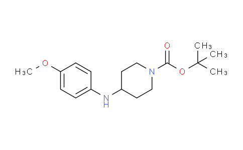 CAS No. 306934-84-9, tert-Butyl 4-((4-methoxyphenyl)amino)piperidine-1-carboxylate