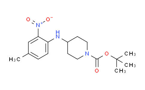 CAS No. 932034-82-7, tert-Butyl 4-((4-methyl-2-nitrophenyl)amino)piperidine-1-carboxylate