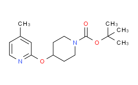 CAS No. 944390-87-8, tert-Butyl 4-((4-methylpyridin-2-yl)oxy)piperidine-1-carboxylate